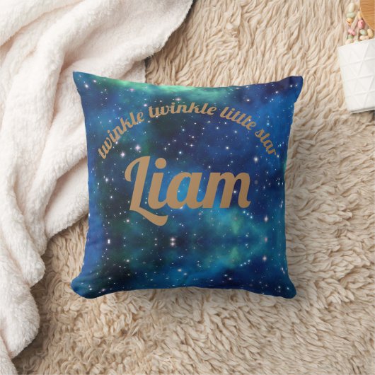 Twinkle twinkle kleine sterren Aangepast kussen (Deken)