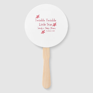 twinkle twinkle kleine sterren rode sterren baby s handwaaier