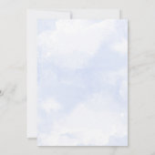 Twinkle Twinkle kleine sterrenjongen blauw baby sh Kaart (Achterkant)