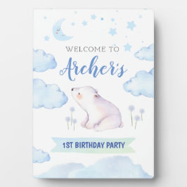 Twinkle twinkle, kleine sterrenverjaarteken fotoplaat