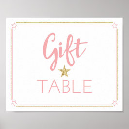 Twinkle Twinkle Little Baby shower Gift Table bord Poster