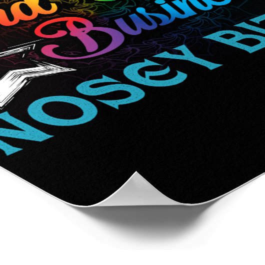 Twinkle Twinkle Little Snitch bedenkt je bedrijf Poster (Hoek)