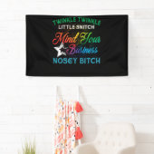 Twinkle Twinkle Little Snitch bedenkt je bedrijf Spandoek (Insitu)