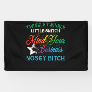 Twinkle Twinkle Little Snitch bedenkt je bedrijf Spandoek