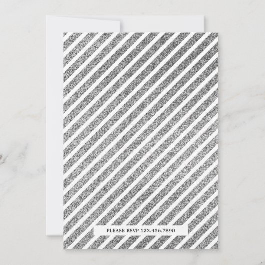 Twinkle Twinkle Little Star 1st Birthday Party Kaart (Achterkant)