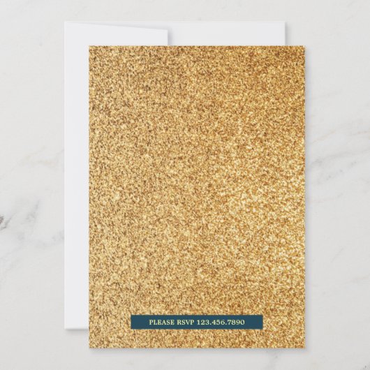 Twinkle Twinkle Little Star 1st Birthday Party Kaart (Achterkant)