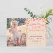 Twinkle Twinkle Little Star 2e verjaardag Kaart (Staand voorkant)