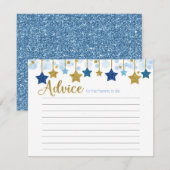 Twinkle Twinkle Little Star Advice Card Informatiekaartje (Voorkant / Achterkant)