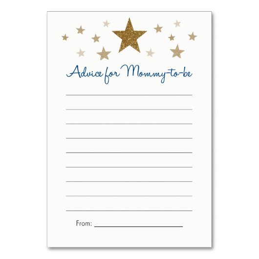 Twinkle Twinkle Little Star Advieskaarten Kaart (Voorkant)