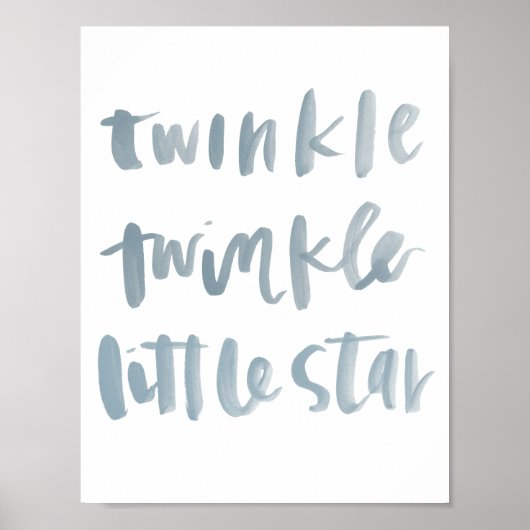Twinkle, Twinkle Little Star Art Print (Voorkant)