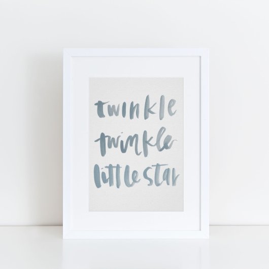 Twinkle, Twinkle Little Star Art Print