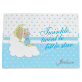 Twinkle, Twinkle Little Star - Baby Blue Groot Cadeauzakje (Voorkant)