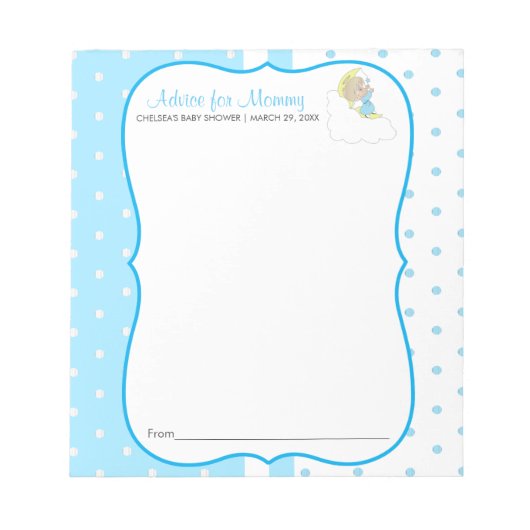 Twinkle, Twinkle Little Star - Baby Boy - Advice Notitieblok (Voorkant)