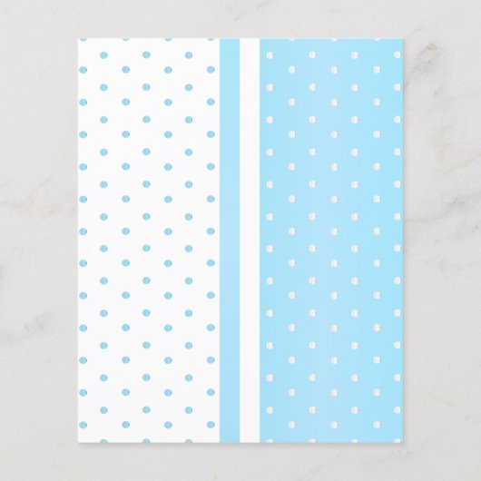 Twinkle, Twinkle Little Star - Baby Boy - Bingo Flyer (Achterkant)