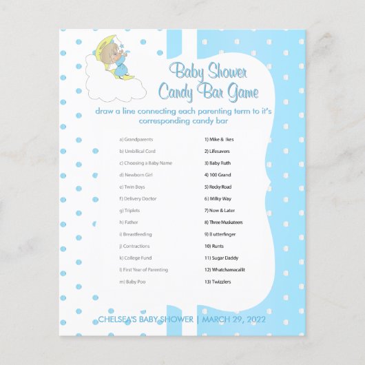 Twinkle, Twinkle Little Star - Baby Boy - Game Flyer (Voorkant)