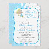 Twinkle, Twinkle Little Star - Baby Boy Kaart (Voorkant / Achterkant)