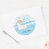 Twinkle, Twinkle Little Star - Baby Boy Ronde Sticker (Envelop)