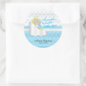 Twinkle, Twinkle Little Star - Baby Boy Ronde Sticker (Tas)