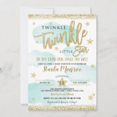 Twinkle Twinkle Little Star Baby Boy Shower Kaart (Voorkant)