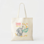 Twinkle Twinkle Little Star Baby Elephant Tote Bag (Voorkant)