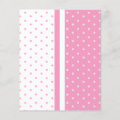 Twinkle, Twinkle Little Star - Baby Girl - Bingo Flyer (Achterkant)