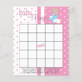 Twinkle, Twinkle Little Star - Baby Girl - Bingo Flyer