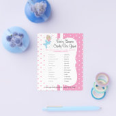 Twinkle, Twinkle Little Star - Baby Girl - Game Flyer (Enkel)