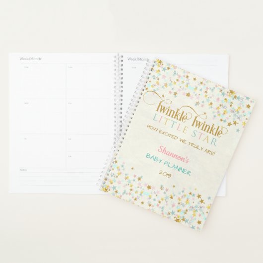 Twinkle Twinkle Little Star Baby Planner (Display)