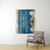 Twinkle Twinkle Little Star Baby Shower Achtergron Wandkleed (In situ)