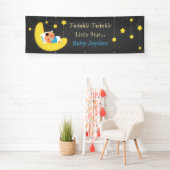 Twinkle Twinkle Little Star Baby shower Banner (Insitu)