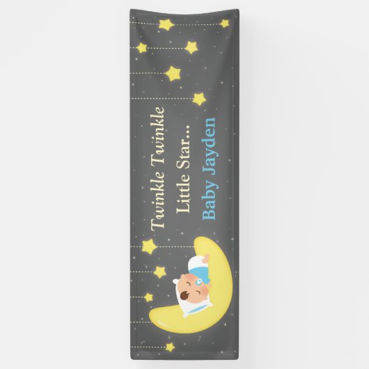 Twinkle Twinkle Little Star Baby shower Banner