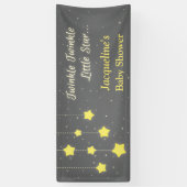 Twinkle Twinkle Little Star Baby shower Banner (Verticaal)