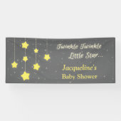 Twinkle Twinkle Little Star Baby shower Banner (Horizontaal)