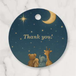 Twinkle Twinkle Little Star Baby shower Bedankjes Labels