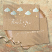 Twinkle Twinkle Little Star Baby shower Bedankkaart
