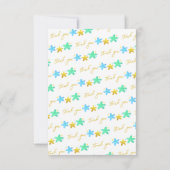 Twinkle Twinkle Little Star Baby shower Bedankt (Achterkant)