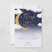 Twinkle Twinkle Little Star Baby shower Bedankt (Voorkant)