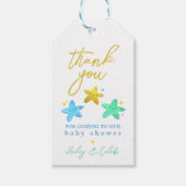 Twinkle Twinkle Little Star Baby shower Bedankt Cadeaulabel (Voorkant)