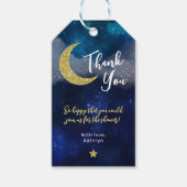 Twinkle Twinkle Little Star Baby shower Bedankt Cadeaulabel (Voorkant)