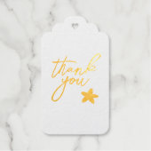 Twinkle Twinkle Little Star Baby shower Bedankt Cadeaulabels (Voorkant)