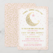 Twinkle Twinkle Little Star Baby shower Brunch Kaart (Voorkant / Achterkant)