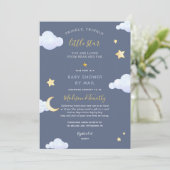 Twinkle Twinkle Little Star Baby shower by Mail Kaart (Staand voorkant)