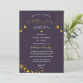 Twinkle Twinkle Little Star Baby shower by Mail Kaart (Staand voorkant)