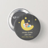 Twinkle Twinkle Little Star Baby shower Favors Ronde Button 5,7 Cm (Voorkant /achterkant)