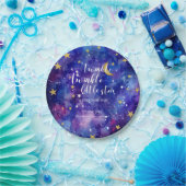 Twinkle Twinkle Little Star Baby shower Galaxy Papieren Bordje (Feest)