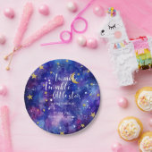 Twinkle Twinkle Little Star Baby shower Galaxy Papieren Bordje (Feest)