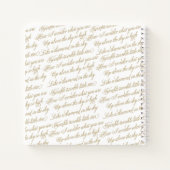 Twinkle Twinkle Little Star Baby shower Guest Book Notitieboek (Achterkant)