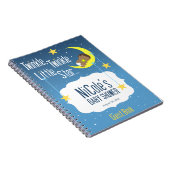 Twinkle Twinkle Little Star Baby shower Guest Book Notitieboek (Rechterzijde)