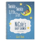 Twinkle Twinkle Little Star Baby shower Guest Book Notitieboek (Voorkant)