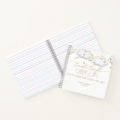 Twinkle Twinkle Little Star Baby shower Guestbook Notitieboek (Binnen)